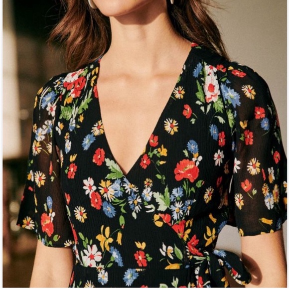 NWT Sezane Courtney Dress in size 36 (small) - Picture 3 of 7